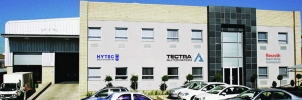 Tectra Automation&#8217;s new office building, now reflecting the image of other Group company offices